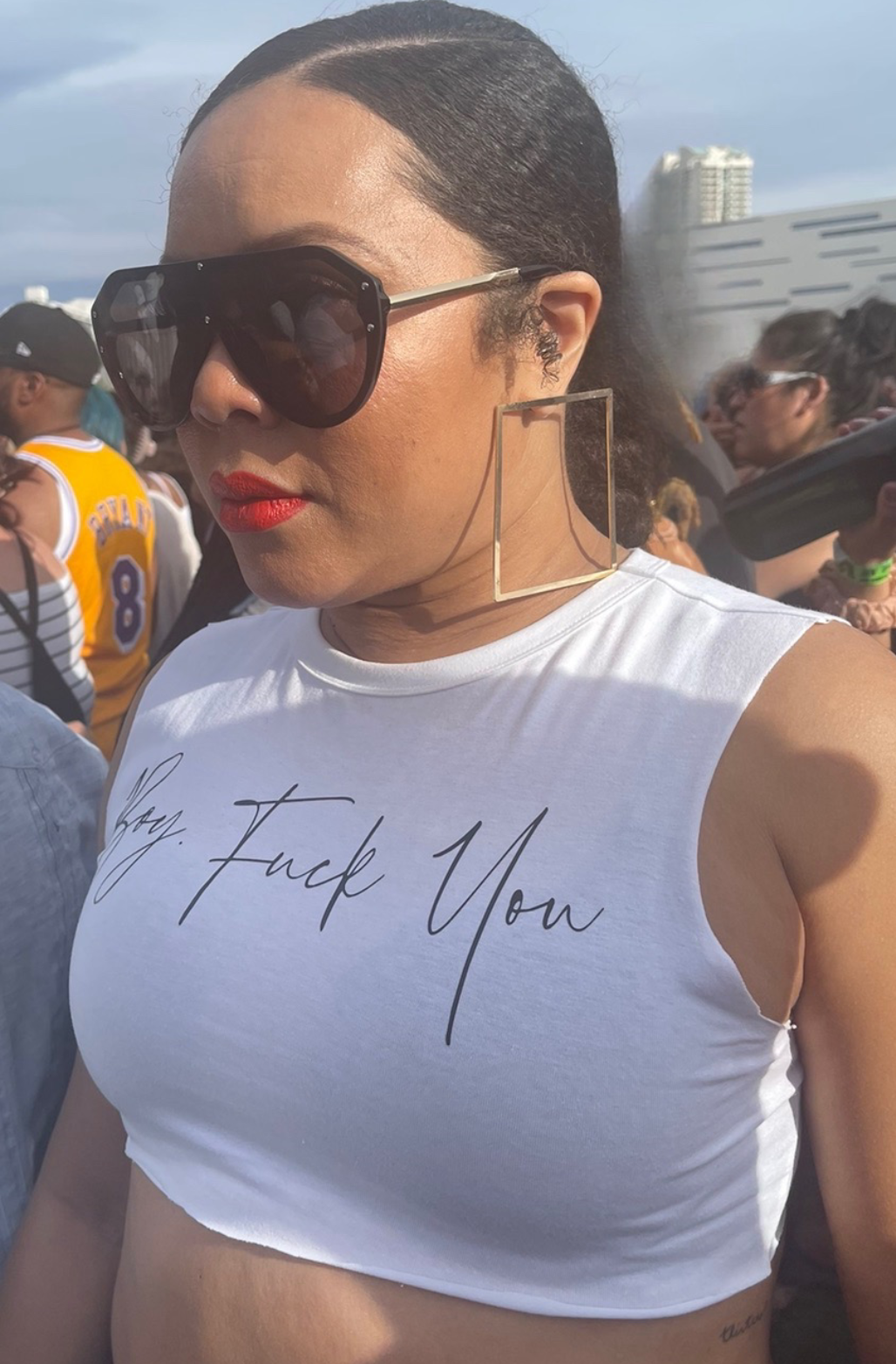 Boy F*ck You - Crop Top T-Shirt