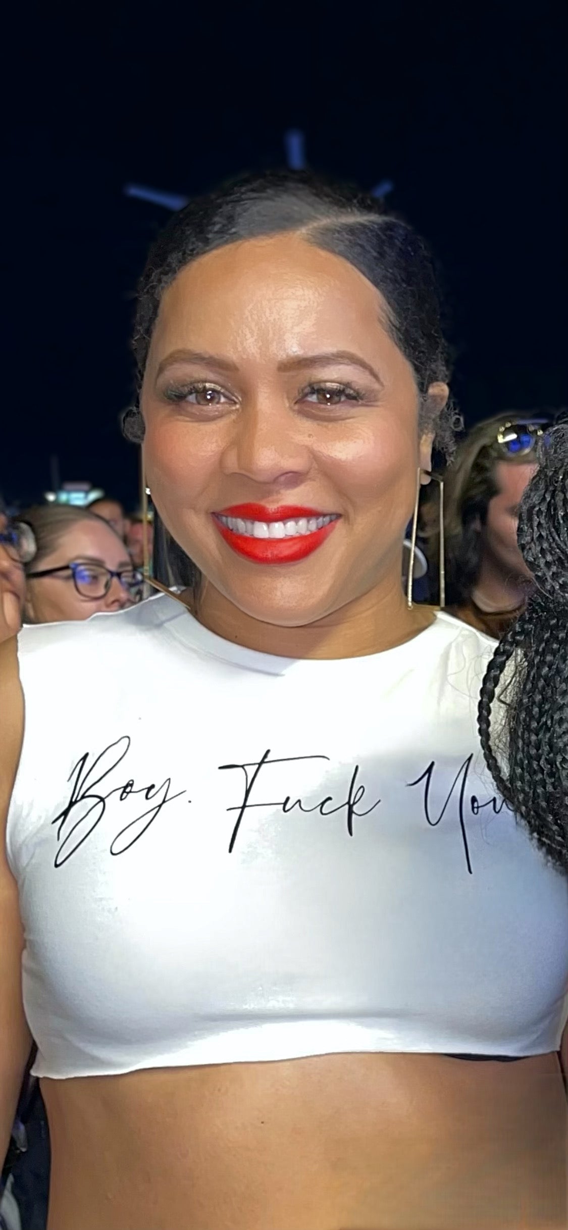 Boy F*ck You - Crop Top T-Shirt